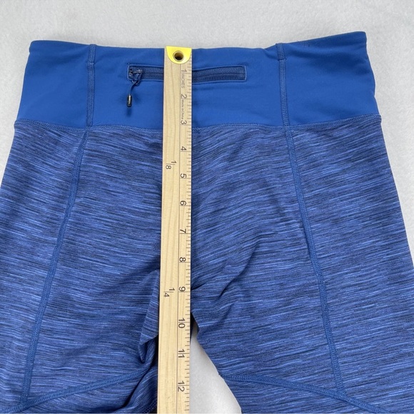 Lululemon Run: For Your Life Crop Wee Are From Space Limitless Blue Black size 6 - Picture 10 of 14